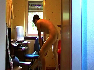 Fleshlight Pussy Stand Fuck Masturbation in Front of Window