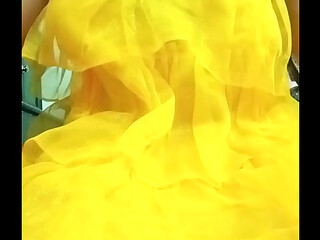 Indian Gay Crossdresser Gaurisissy xxx sex in yellow Lehenga