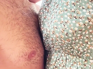 Romantic nature-filled tryst leads to horny kissing