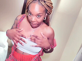 Free Teasing New Ebony Model Open for Your Custom Vid Ideas