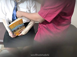 Indian teacher using college student in college