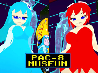 Pacman ghosts decide to fuck me all together, fighting over my semen in their mouths