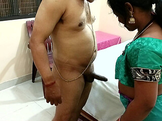 Very Beautiful Indian Hot Bhabhi Riding Hard with Deepthroat Blowjobs on Yonger Bro in Law While Wearing Saree