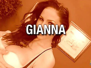 Hot blonde friend and Giana share a lucky dude