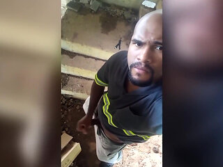 On the Building's Stairs, Hitting One