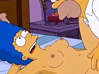 Marge Simpson cheating wife