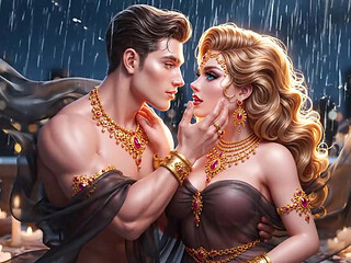 Desi Couple Ki Full Night Passion - Gold Jewelry Mein Sexy Bhabhi Aur Muscular Husband Ka Hot Bedroom Romance