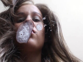 Spitting all over your face