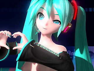 Hatsune Miku Naked Dance - 39 Music Project Diva Mod by Nutsuki Suu