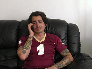 Step Dad Creams His Jock Hole