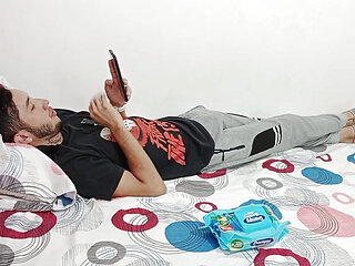 Very Horny Stepbrothers End up Fucking at Home Alone - Porn in Spanish