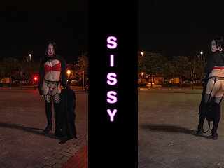 Sissy taniax, street slut exposure