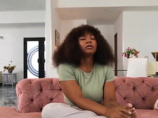 Foot massage leads to spanking, which leads to 3some banging