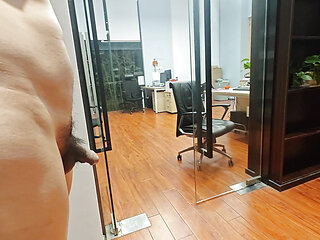 naked in the office