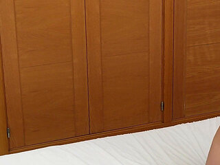 Wife's Horny Girlfriend Heard Us in the Morning and Sneaked in to Our Bedroom to Watch