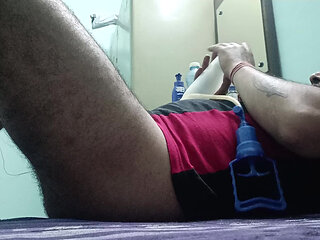 Indian desi police officer get rest and masterbation