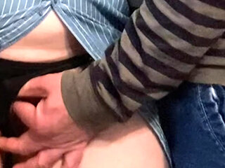 Random Stranger's Sticky Fingers Under Dress