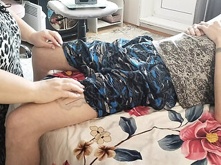 Stepmom gently sucks cock until I cum
