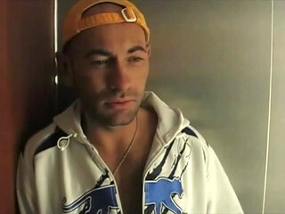 Sucking and fucked by striaght in elevator