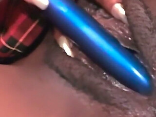 Sexy Busty Babe Takes Study Break to Play with Pussy