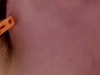 Body Hair & Clothespin Tease