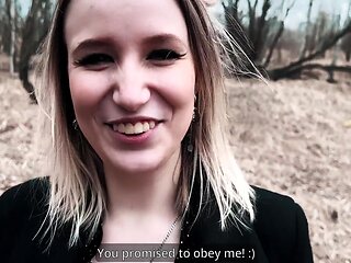 Social Experiment Ended For Presenter With Cum In Her Pussy