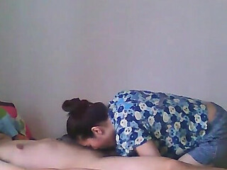 Submissive Teen Chinese Slut Sucks My Dick and Swallows My Cum