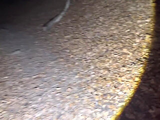 Night Hiking and Remove Most of My Clothes