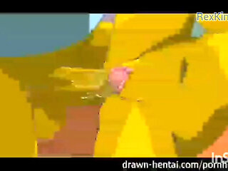 Homer Simpson cartoon porn compilation
