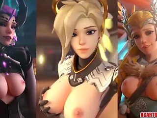 Overwatch porn compilation for the fans