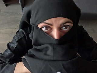Cumshot on My Niqab Mia Niqab