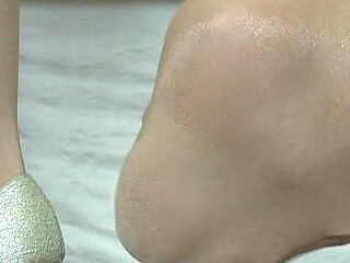 Time to Jerk off in Your Pants Again Today! and While You Do It, You Get to Sniff My Pantyhose-clad Feet!