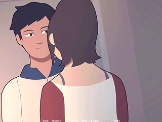 Bold girl gives head during her first encounter in the town expos