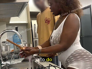 Big Ass Blackminaj Fucked at the Kitchen(full Video)