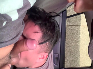 Sucking my Str8bro after college