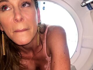 Cherie DeVilles Fakes getting stuck in the dryer for some