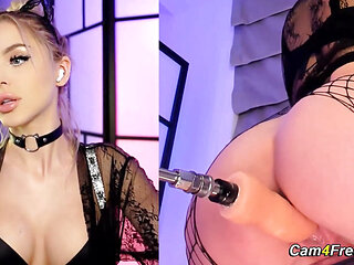 Blonde Dual Cam View by Her Fuck Machine