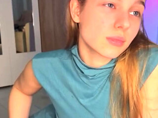 Crazy squirting with real cute blond girl
