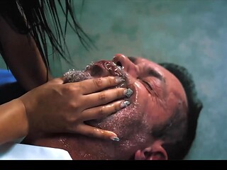 Slime girl Asian rode cock in reverse cowgirl with big tit domination