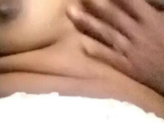 Indian Stepsister Showing and Press Her Big Boobs Infront of Her Stepbrother