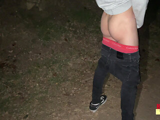 Hung Latino Thug Big Dick Twink Solo Jerk off Big Cumshot Outdoor Caught Jerkin