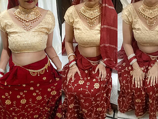 South Indian bhabhi shared a sex video of her wedding night