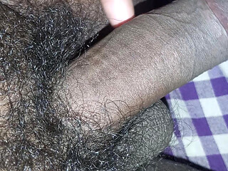 Desi Aunty Licking Cock Masterbation with Condom