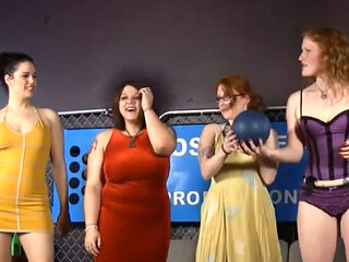 Hot Lesbian Strip Game - Aften Opal & Celestina Blooms Bet Their Asses