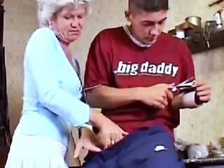 Hairy Blonde MILF Effie Big Ass Fuck Cum in Mouth