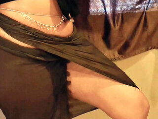 Young College girl Strip Tease
