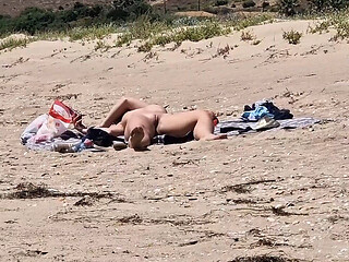 Close up of a Pussy on a Nude Beach
