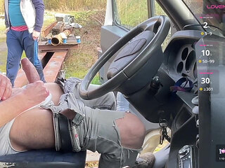 Cruising at the Rest Area - Unexpected Tease