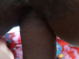 Very close Cock going in and out maid's ass and pussy