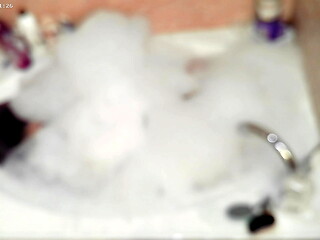 Solo Bubble Bathing Boy